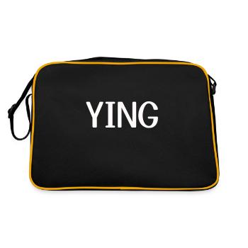 Ying and Yang - Retro Bag - black/gold - Back