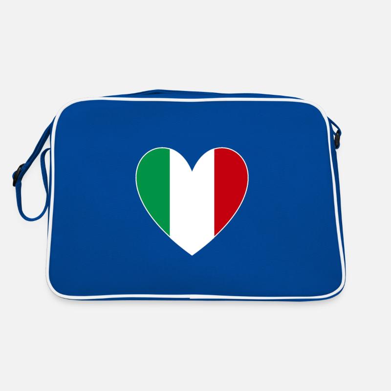 Italien Herz Retro Tasche