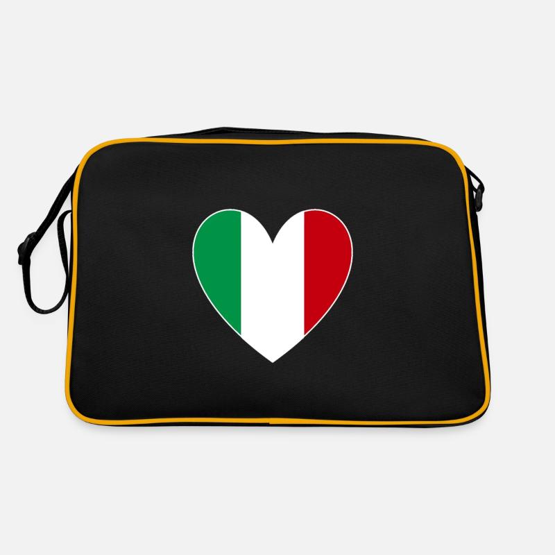 Italien Herz Retro Tasche
