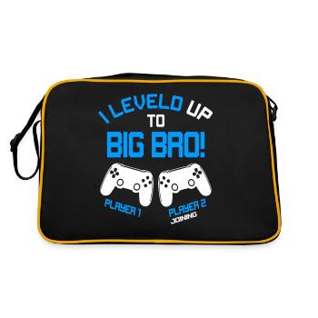 Enfin Big Bro - Video Games Gaming Frère - Sac Retro - noir/or - Dos