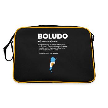Boludo definition, argentinian argentina - Sac Retro - noir/or - Dos