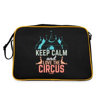 Cirque cirque cirque ambulant amusant - Sac Retro - noir/or - Dos