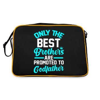 Godfather Brother Baptism - Retro Bag - black/gold - Back