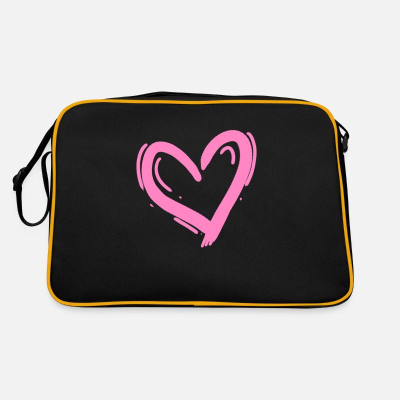 Coeur Design Amour Rose Sac Retro