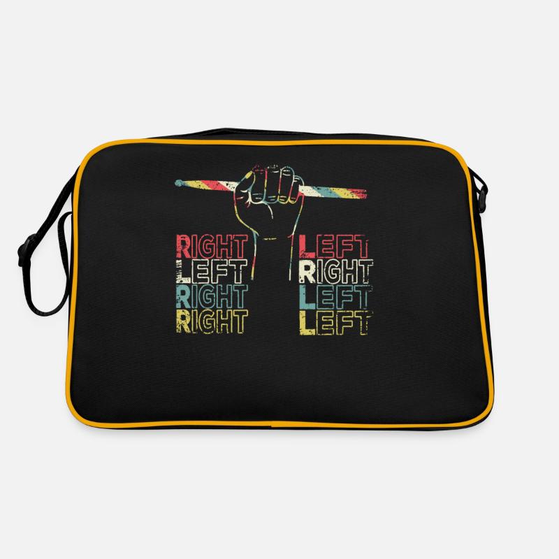 Just like LRLL RLRR Drummer batterie drum sticks Sac Retro