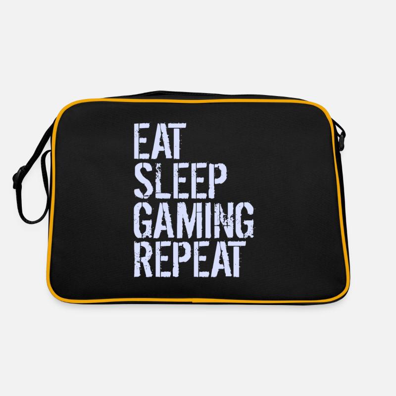 Eat Sleep Gaming Repeat Sac Retro