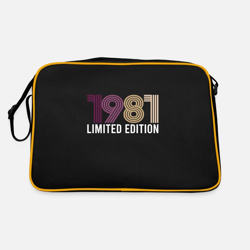 Vintage Limited Edition 1981 Anniversaire de naissance Sac Retro
