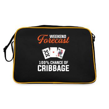 Cribbage weekend forecast funny cribbage - Sac Retro - noir/or - Dos
