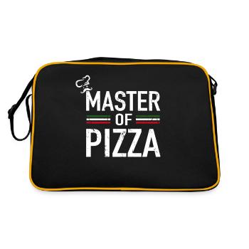 Italy Pizza Chef Outfit - Master Of Pizza - Retro Bag - black/gold - Back