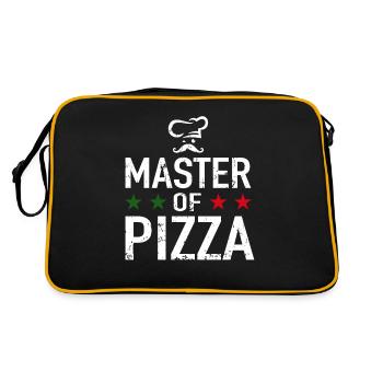 Master Of Pizza - Italy Pizza Master Chef - Retro Bag - black/gold - Back