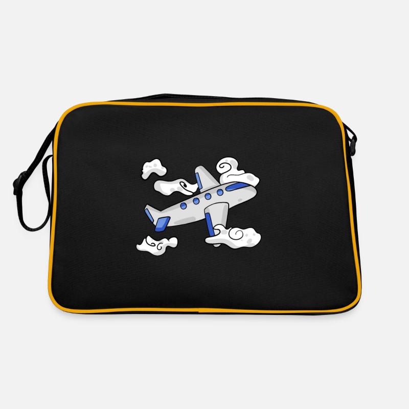 Flugzeug Retro Tasche