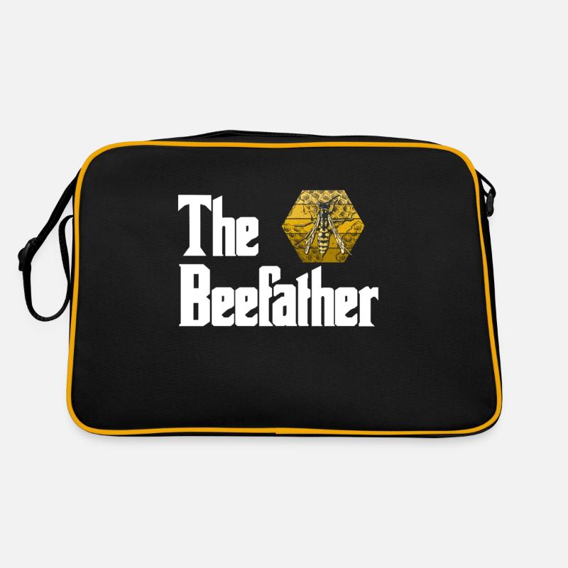 Imker - Retro Tasche - Schwarz/Gold