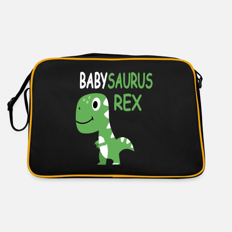 BabySaurus Rex - Baby Saurus - Baby Dinosaurier Retro Tasche