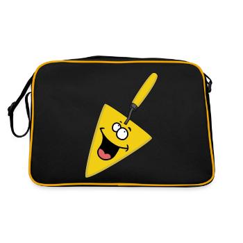 Merry Maurerkelle Artisan Tool - Retro Bag - black/gold - Back