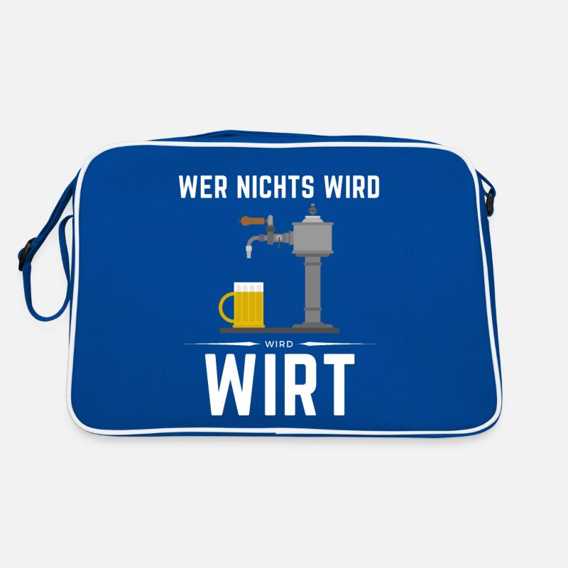 WER NICHTS WIRD - WIRD WIRT! Retro Tasche