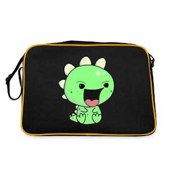 Baby Dragon Scream neck large mouthpiece mouth - Retro Bag - black/gold - Back