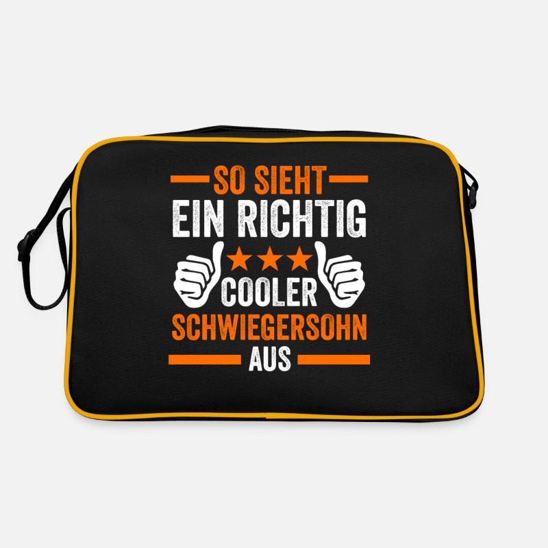 Cooler Schwiegersohn Geschenk Retro Tasche