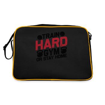Training Fitness Sport - Retro Bag - black/gold - Back