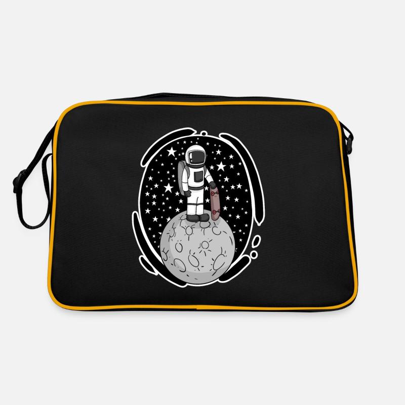 Skateboard skateboard de skateboard de skateboard astronaute Sac Retro
