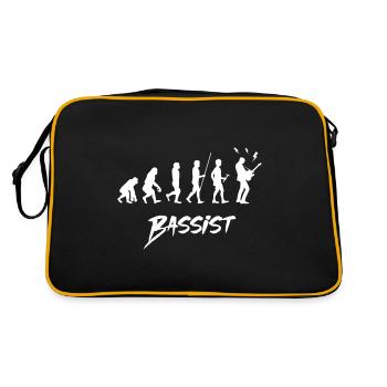 Bassist - Sac Retro - noir/or - Dos