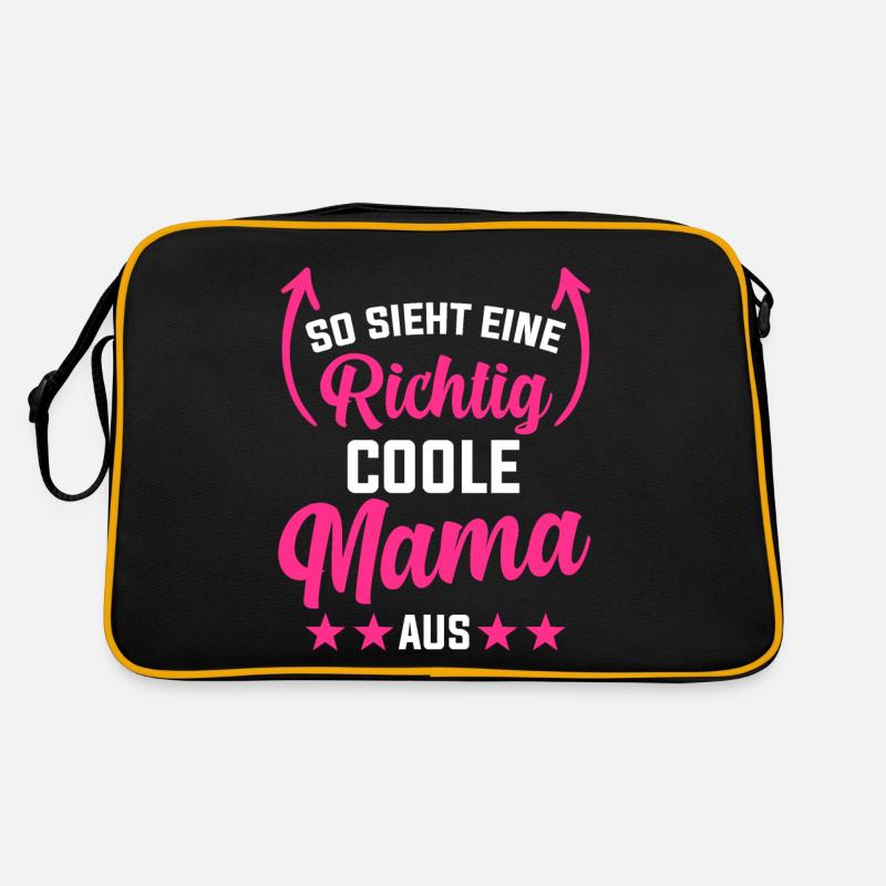 So Sieht eine Richtig Coole Mama Aus Retro Tasche