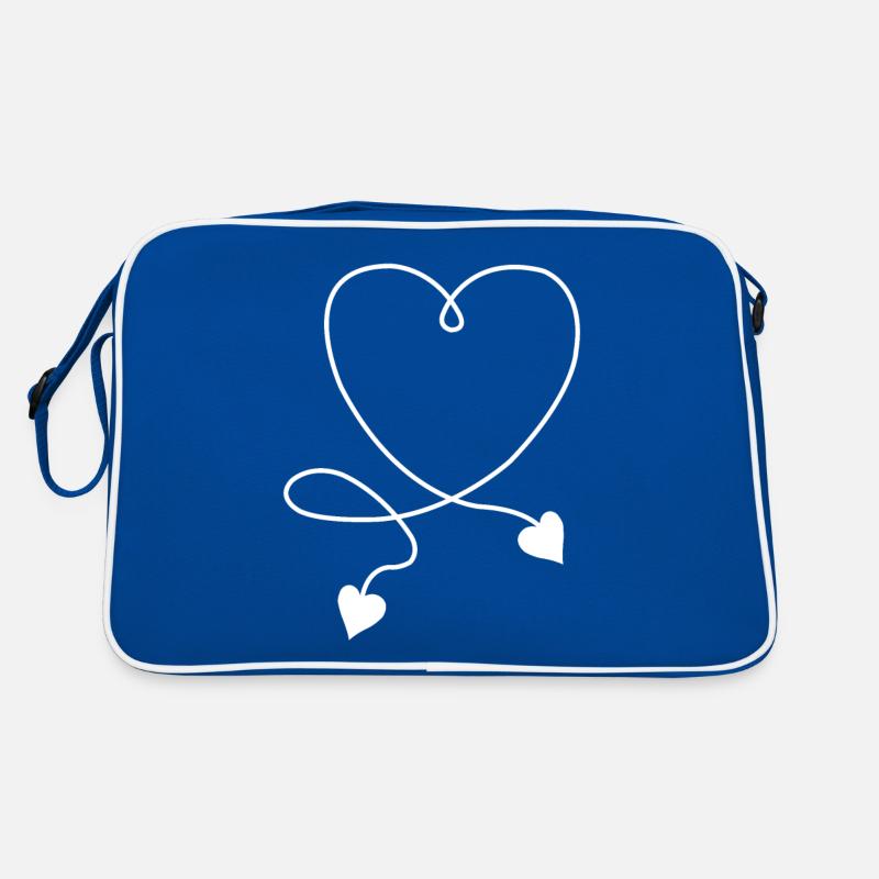 Herz Herzchen Retro Tasche