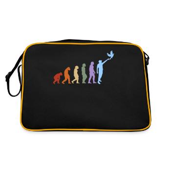 Pigeonniers Pigeons pigeons Evolution - Sac Retro - noir/or - Dos