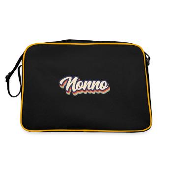 Nonno Vintage Colors - Sac Retro - noir/or - Dos