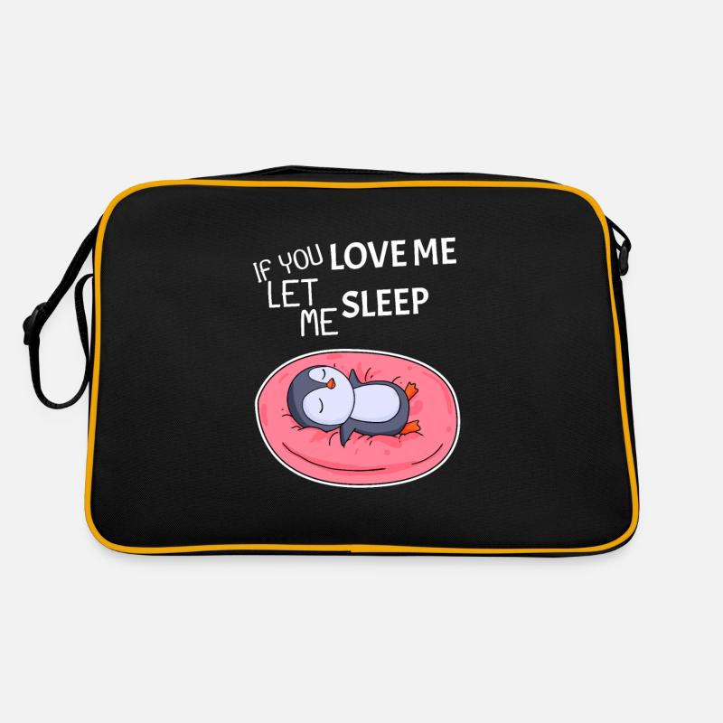 Lustiger Spruch lustige Sprüche Geschenk - Retro Tasche - Schwarz/Gold