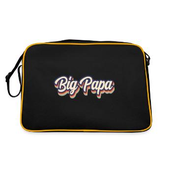 Big Papa Vintage Colors - Sac Retro - noir/or - Dos