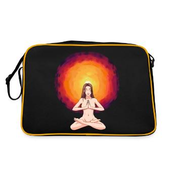 Chaman Hypnose Vision Hallucination Illumination - Sac Retro - noir/or - Dos