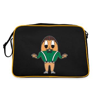 Oeuf italien - Sac Retro - noir/or - Dos
