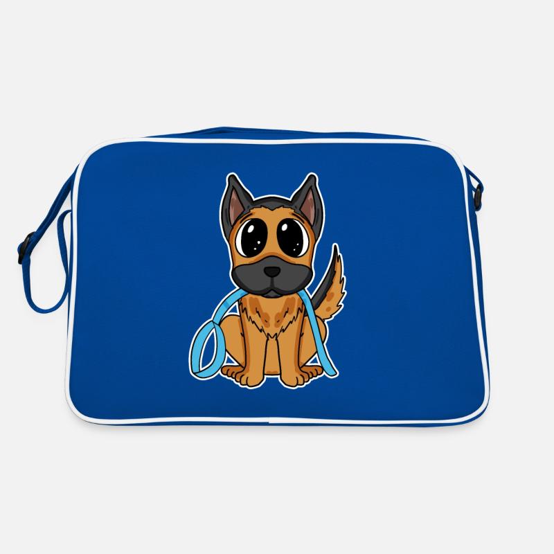 Deutscher Schäferhund Retro Tasche