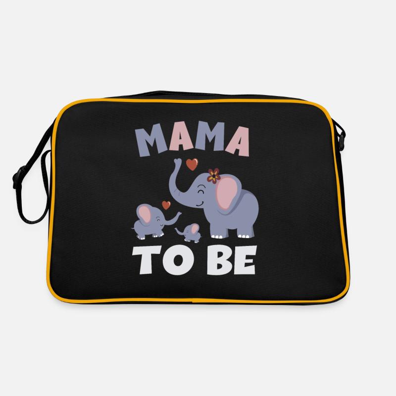 Maman To Be Elephant Bébé Elephant Jumeaux Sac Retro
