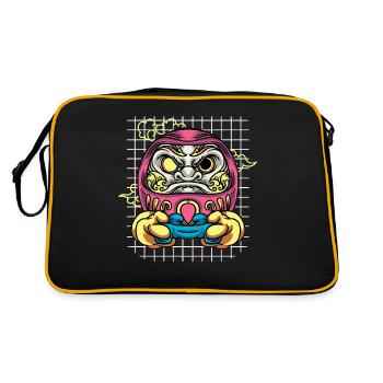 Japonais Caïa Doll Video Gamer Gaming Clothes - Sac Retro - noir/or - Dos