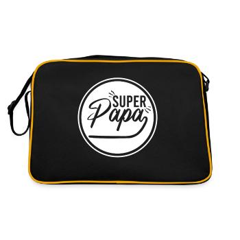 superpapa - Retro Bag - black/gold - Back