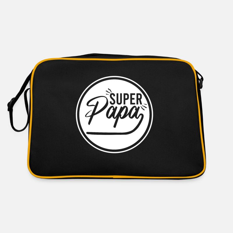 superpapa - Sac Retro - noir/or