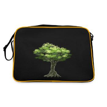 Olive tree Olive tree Greece Nature harvest - Retro Bag - black/gold - Back