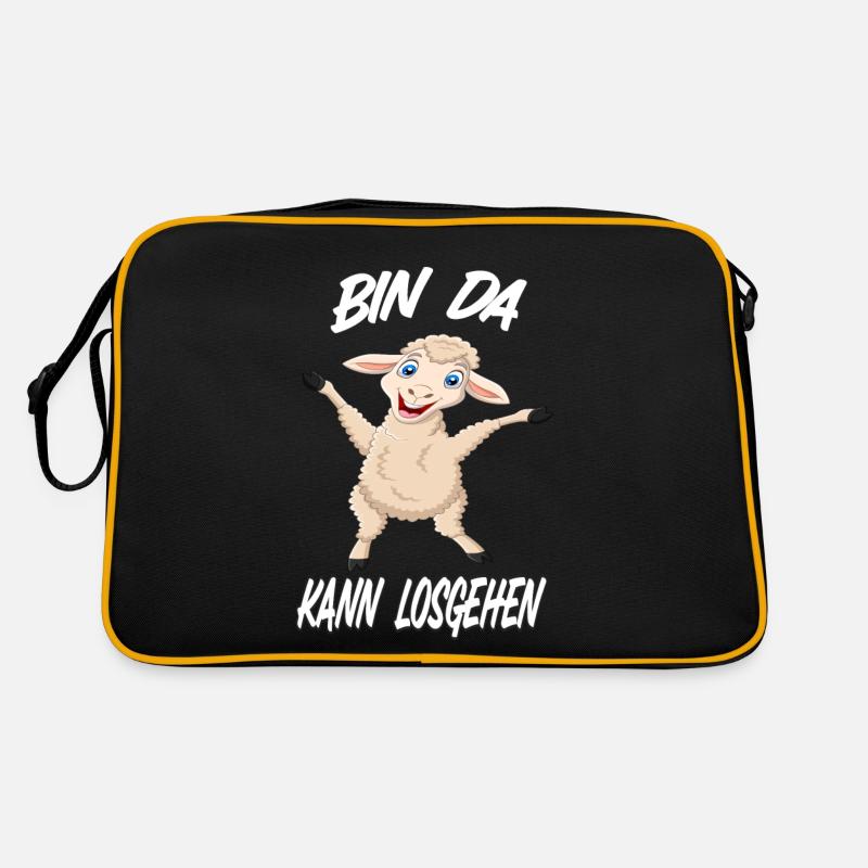 Lämmchen Lämmlein Baby Schäfchen kleines Schaf Retro Tasche