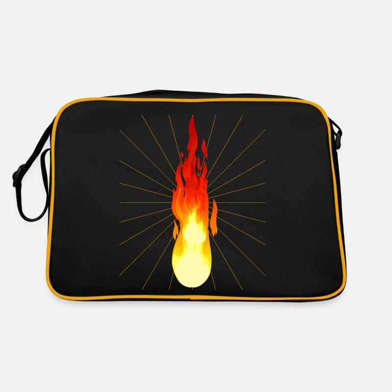 Feu feu Brûlant chaud Sac Retro