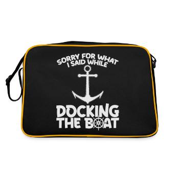 Ship Skipper Captain - Retro Bag - black/gold - Back