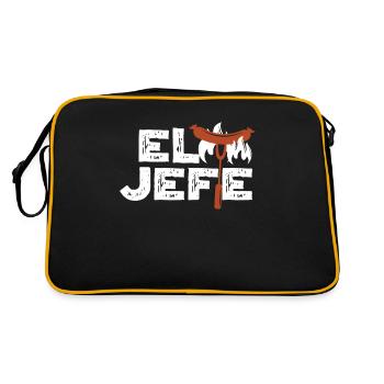 BBQ Smoker El Jefe - Sac Retro - noir/or - Dos