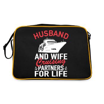 Cruise Ship Cruise Ship - Cruising - Retro Bag - black/gold - Back
