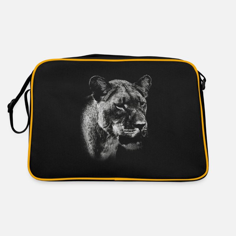 Tiger - Retro Tasche - Schwarz/Gold