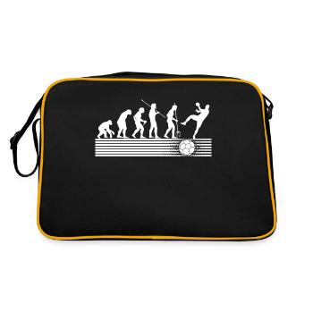 Handball game Handball player Handball player - Retro Bag - black/gold - Back