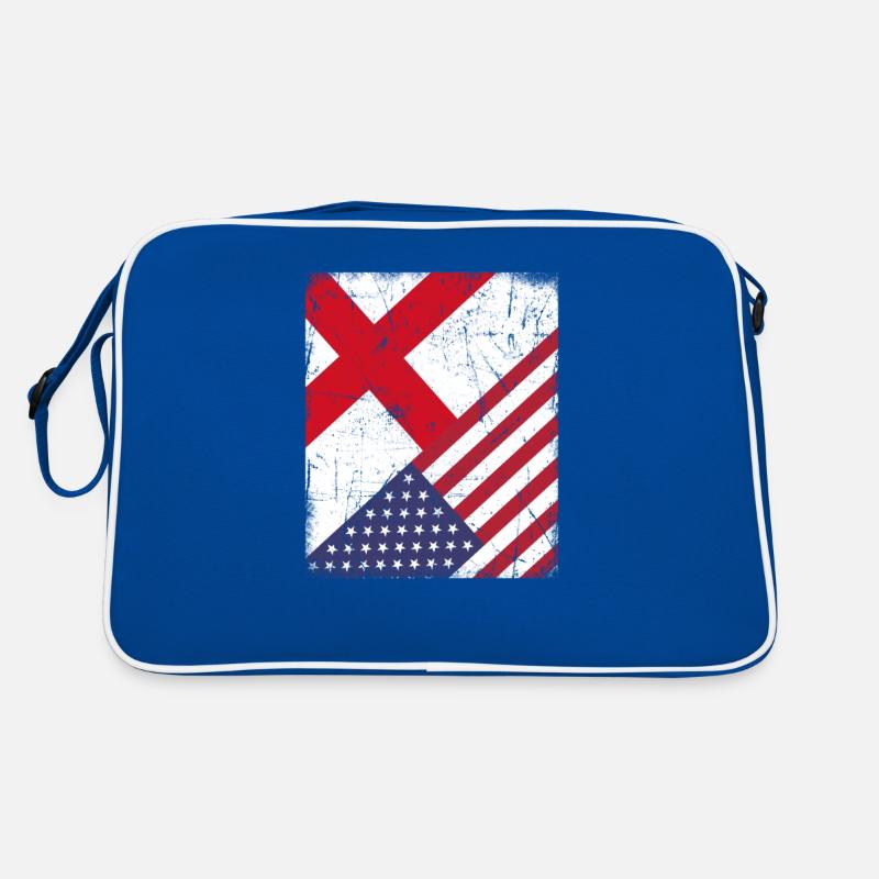 England British American Flag Retro Bag