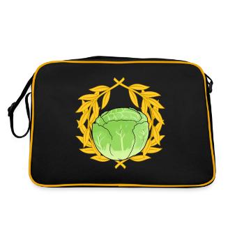 Chou blanc Choux chou-chou à feuilles Légumes légumes Végétal - Sac Retro - noir/or - Dos