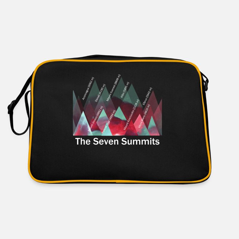 Sept sommets - Sac Retro - noir/or