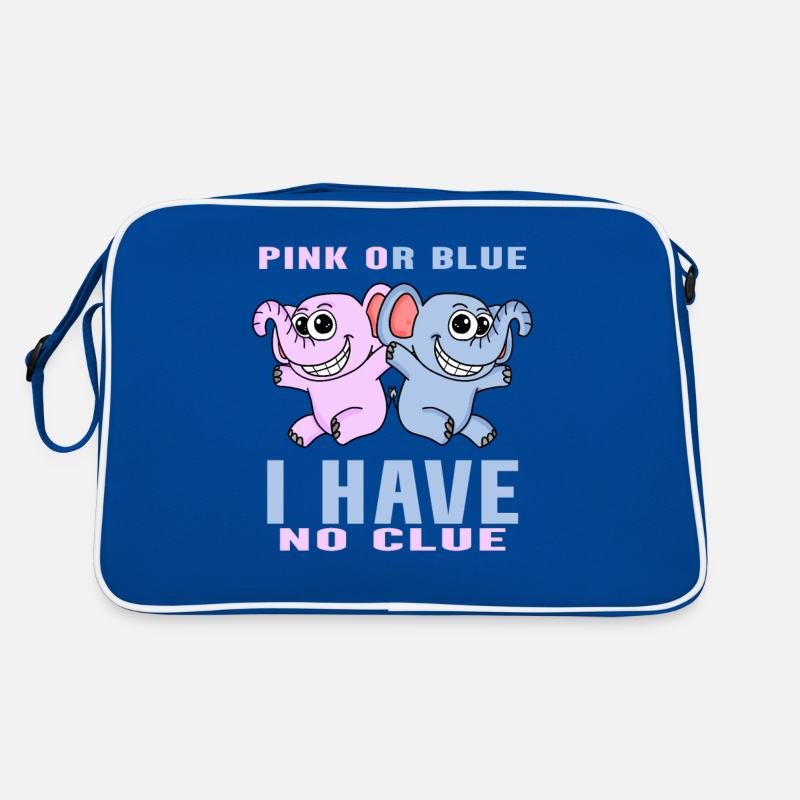 Pink oder Blau Retro Tasche