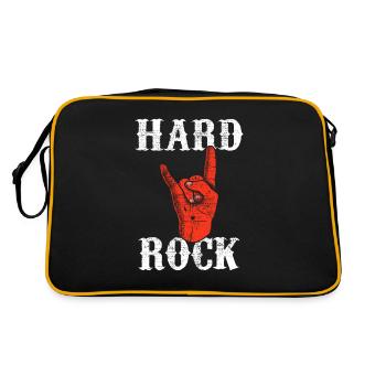 hard rock - Retro Tasche - Schwarz/Gold - Hinten